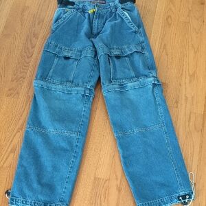 Men's Vintage Corniche Blue Cargo Jeans